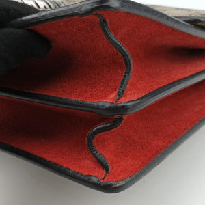 Pre-owned Gucci Dionysus Beige x Red PVC coated canvas×suede 400249 shoulderbag | stylenewstar
