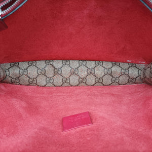 Pre-owned Gucci Dionysus Beige x Red PVC coated canvas×suede 400249 shoulderbag | stylenewstar