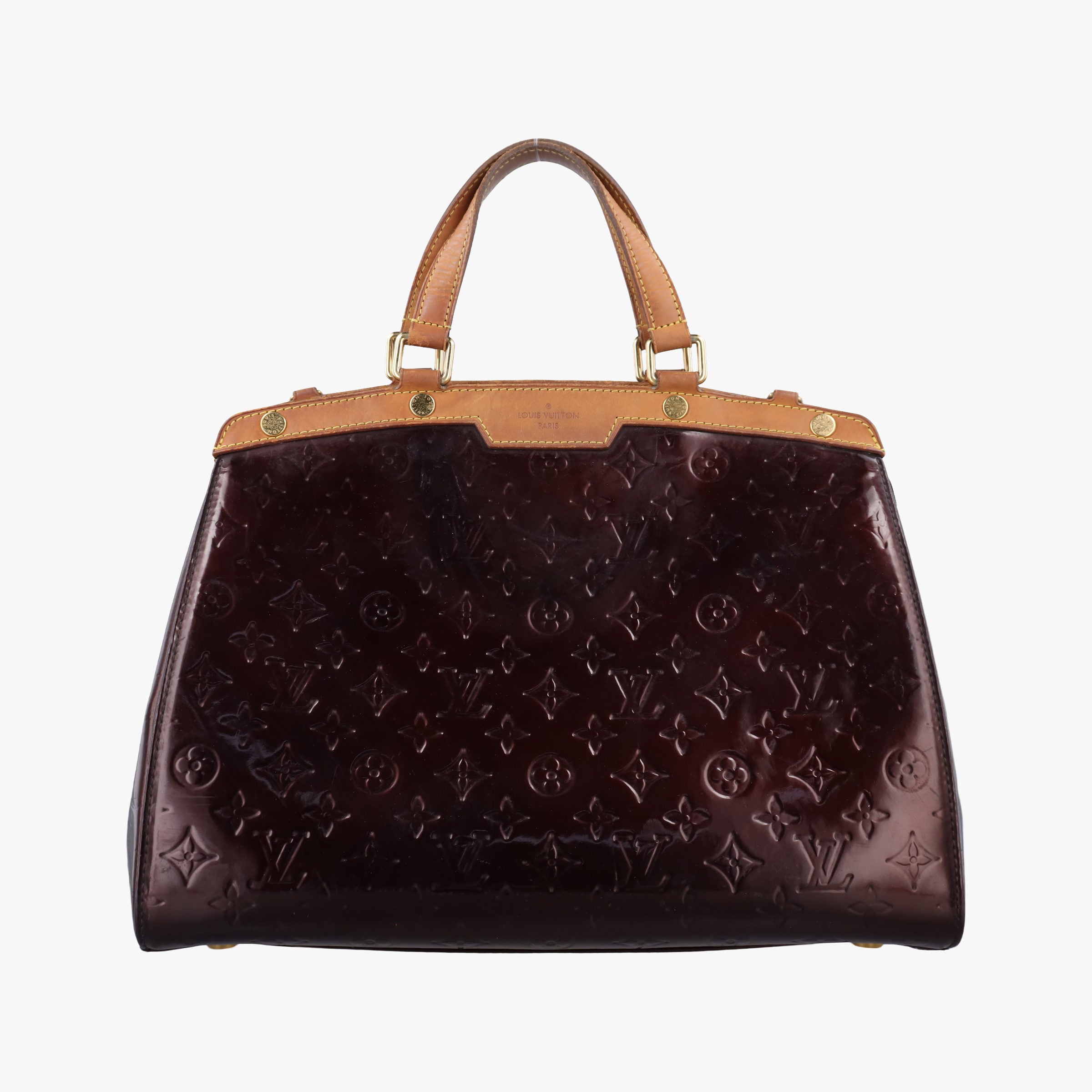 Secondhand Louis Vuitton Brea MM AMARANTE Vernis M91619 handbag | stylenewstar