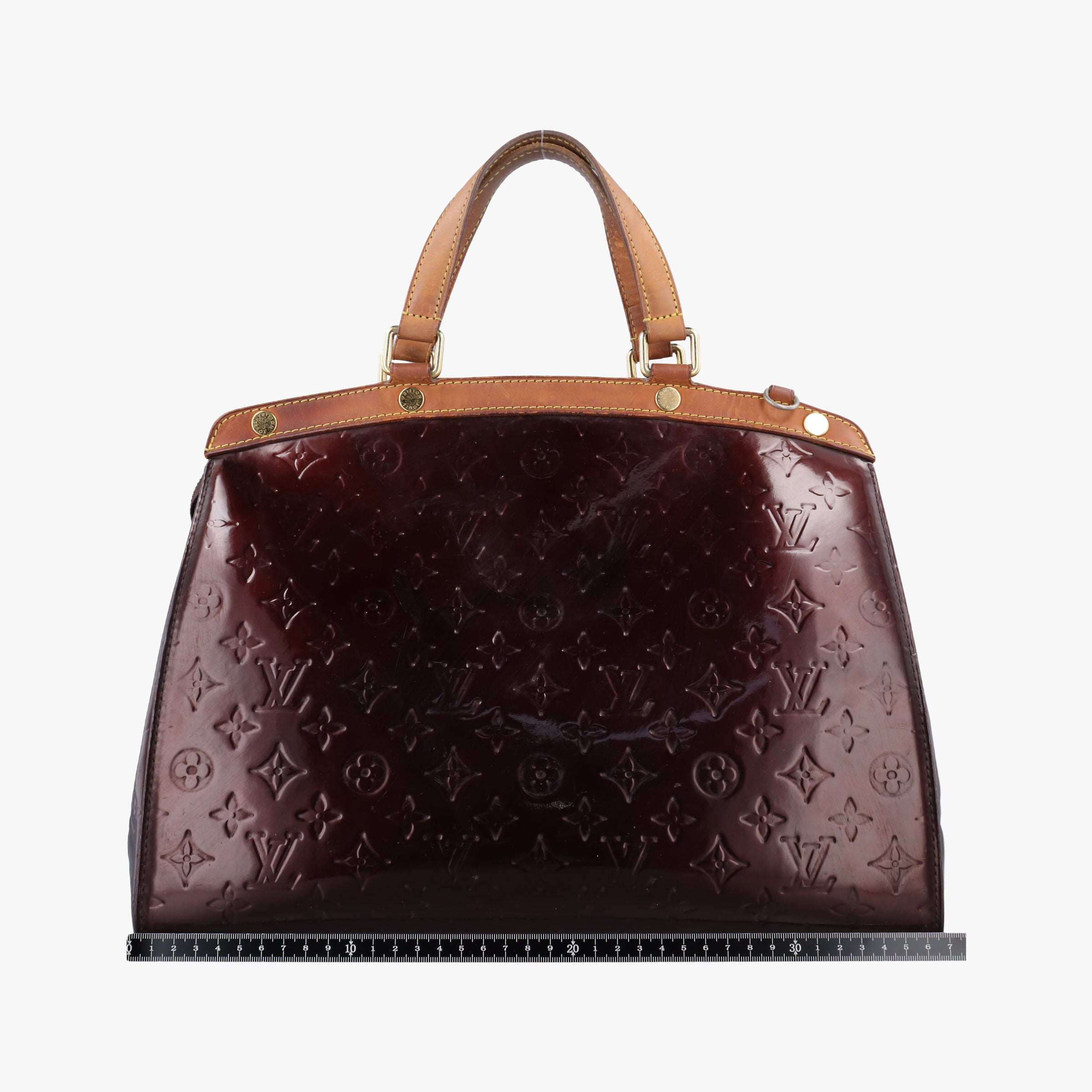 Secondhand Louis Vuitton Brea MM AMARANTE Vernis M91619 handbag | stylenewstar