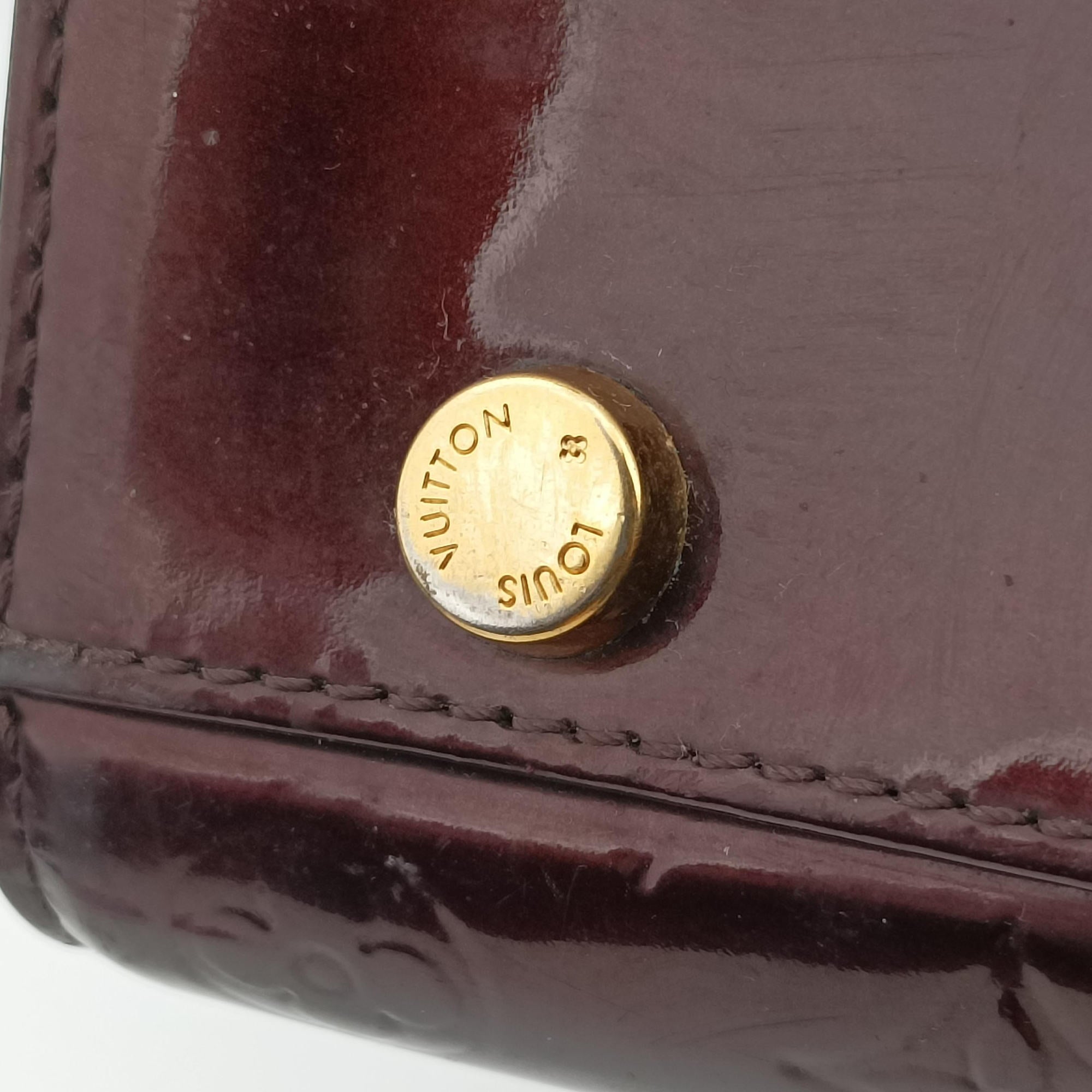 Secondhand Louis Vuitton Brea MM AMARANTE Vernis M91619 handbag | stylenewstar