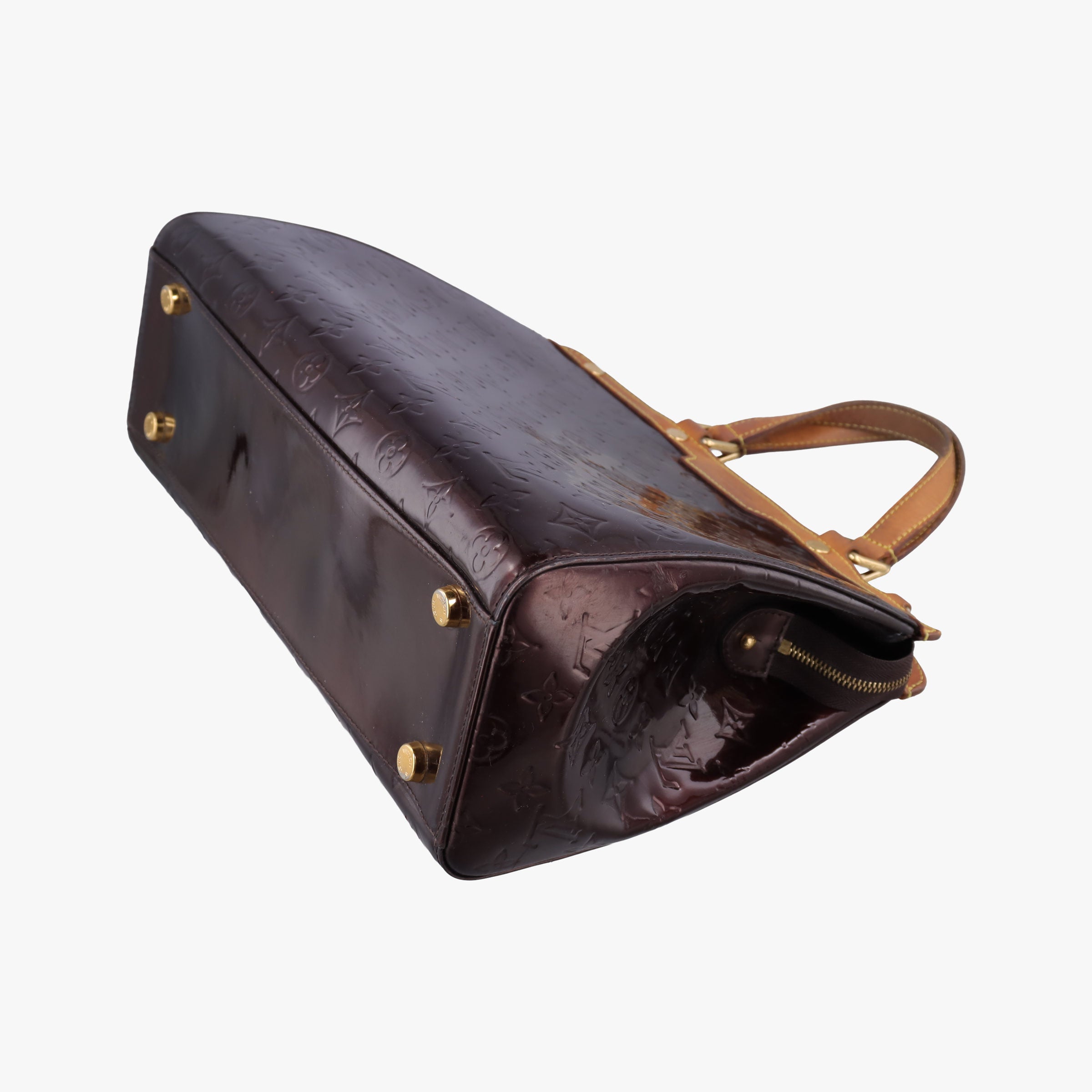 Secondhand Louis Vuitton Brea MM AMARANTE Vernis M91619 handbag | stylenewstar