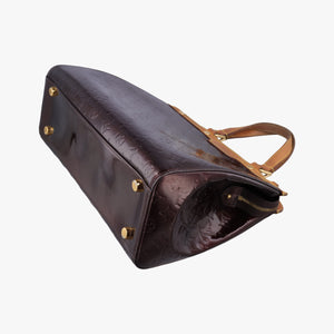 Secondhand Louis Vuitton Brea MM AMARANTE Vernis M91619 handbag | stylenewstar