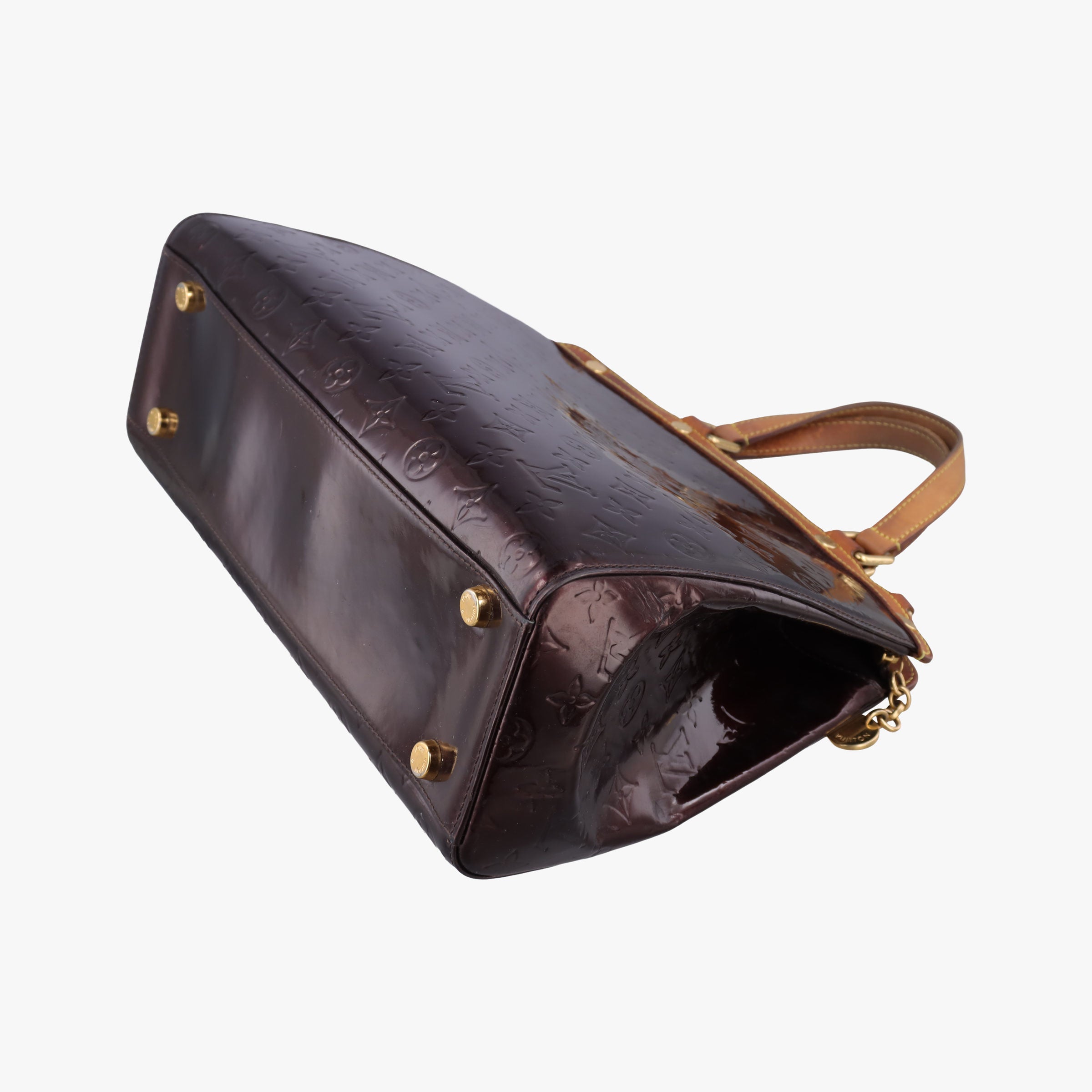 Secondhand Louis Vuitton Brea MM AMARANTE Vernis M91619 handbag | stylenewstar