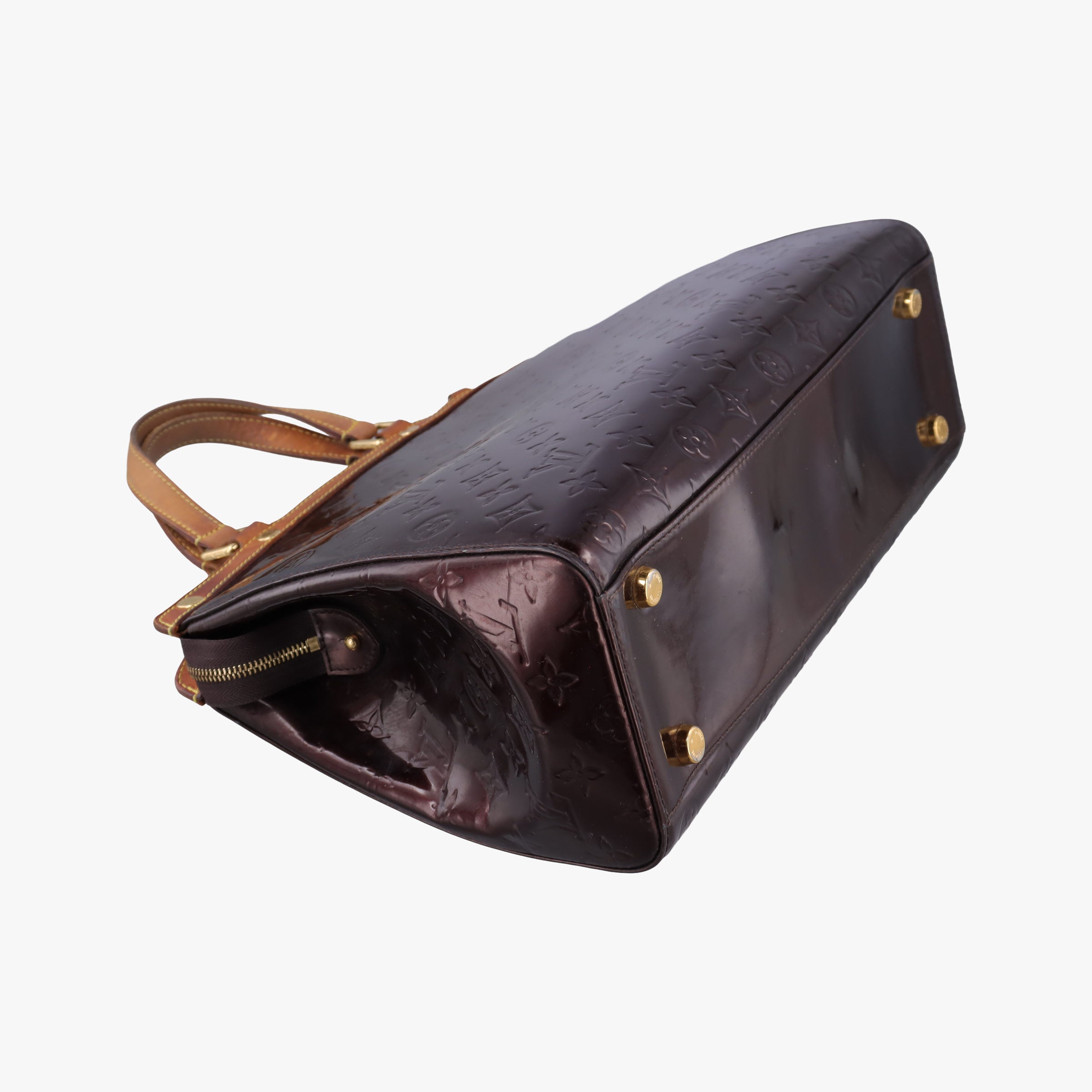 Secondhand Louis Vuitton Brea MM AMARANTE Vernis M91619 handbag | stylenewstar