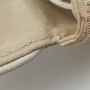 Pre-owned Louis Vuitton Cancun Pochette Dune x Ivory Monogram Mini Lin Cotton M95312 shoulderbag | stylenewstar