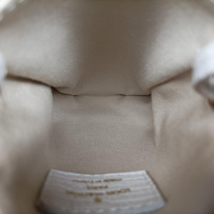 Pre-owned Louis Vuitton Cancun Pochette Dune x Ivory Monogram Mini Lin Cotton M95312 shoulderbag | stylenewstar
