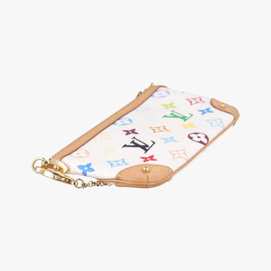 Pre-owned Louis Vuitton Pochette Mira MM Pouch white Monogram Multicolor M60096 shoulderbag | stylenewstar