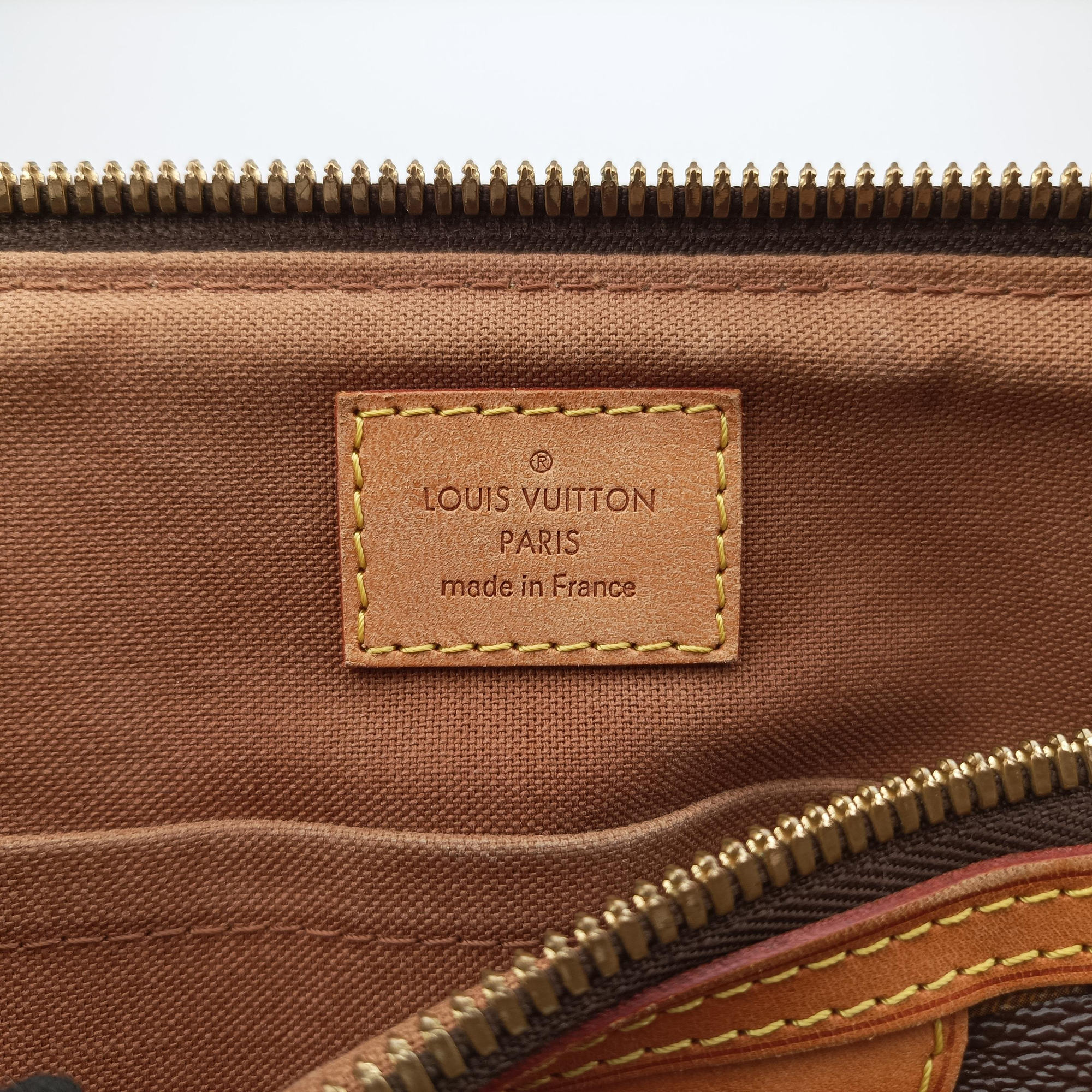 Pre-owned Louis Vuitton PALERMO PM brown Monogram Canvas M40145 shoulderbag | stylenewstar