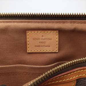 Pre-owned Louis Vuitton PALERMO PM brown Monogram Canvas M40145 shoulderbag | stylenewstar