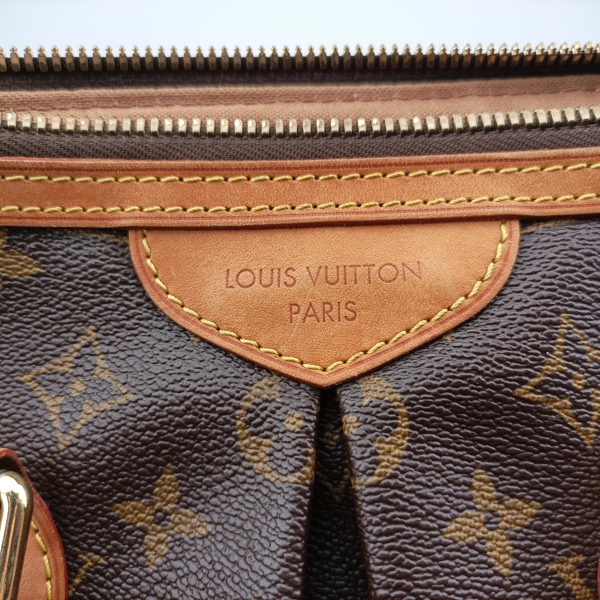 Pre-owned Louis Vuitton PALERMO PM brown Monogram Canvas M40145 shoulderbag | stylenewstar