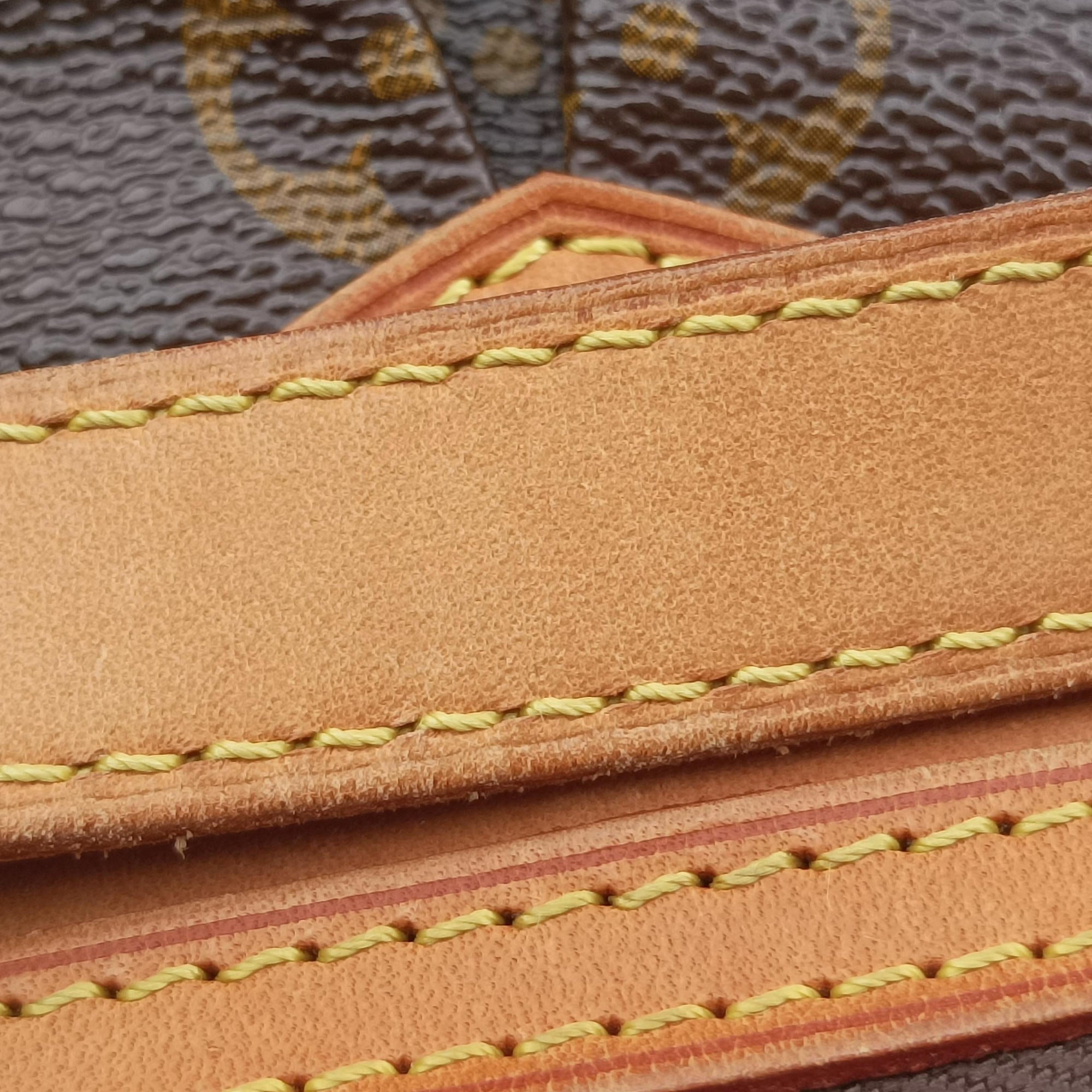 Pre-owned Louis Vuitton PALERMO PM brown Monogram Canvas M40145 shoulderbag | stylenewstar