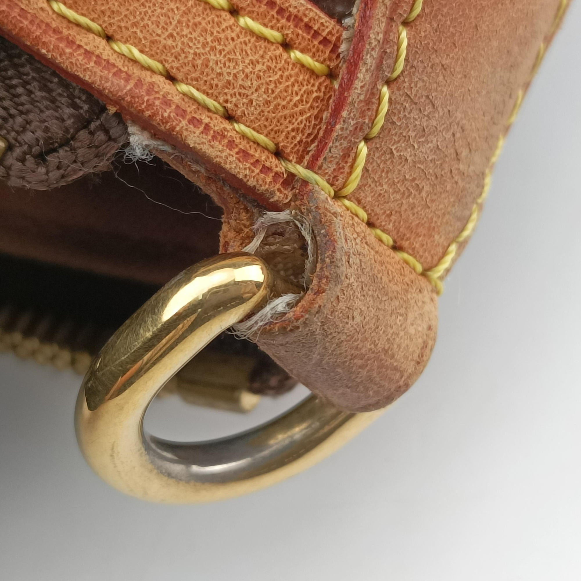 Pre-owned Louis Vuitton PALERMO PM brown Monogram Canvas M40145 shoulderbag | stylenewstar
