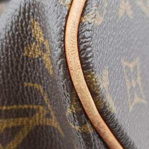 Pre-owned Louis Vuitton PALERMO PM brown Monogram Canvas M40145 shoulderbag | stylenewstar