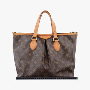 Pre-owned Louis Vuitton PALERMO PM brown Monogram Canvas M40145 shoulderbag | stylenewstar