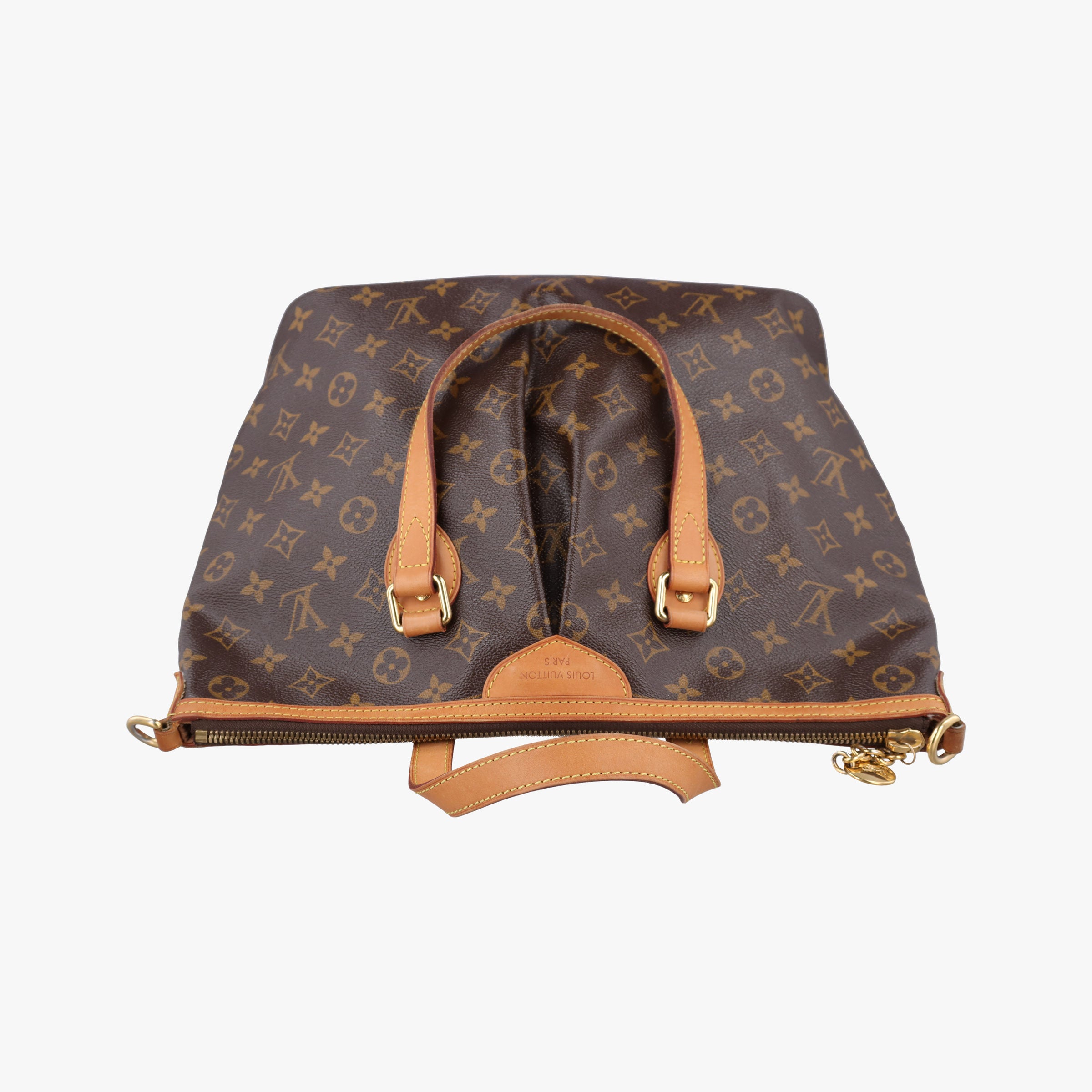 Pre-owned Louis Vuitton PALERMO PM brown Monogram Canvas M40145 shoulderbag | stylenewstar