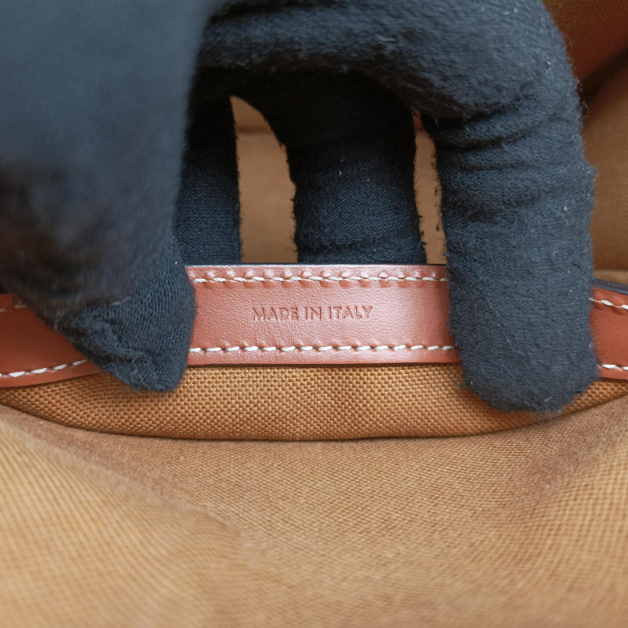 Pre-owned Celine FOLCO Triomphe Brown PVC coated canvas×Leather  shoulderbag | stylenewstar