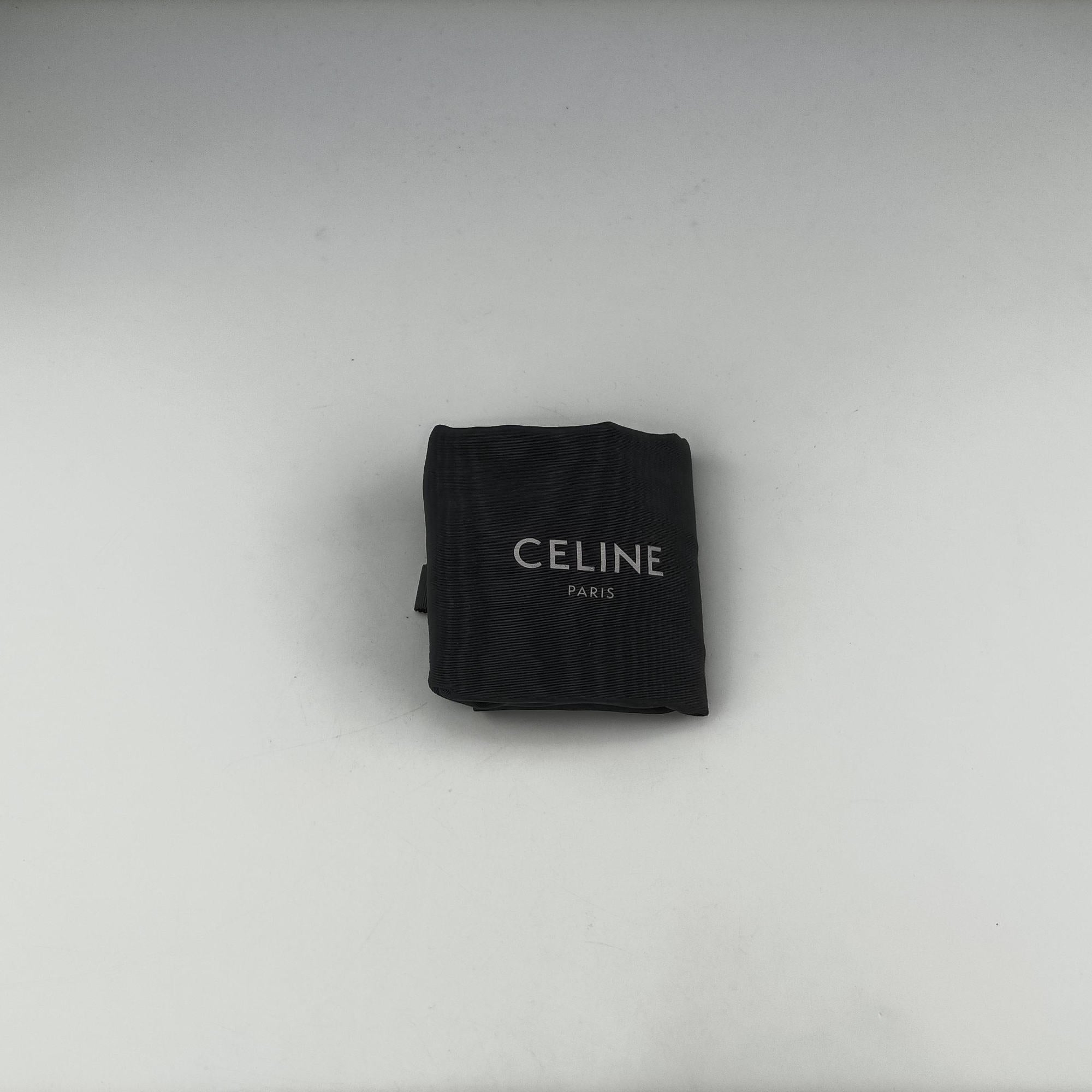Pre-owned Celine FOLCO Triomphe Brown PVC coated canvas×Leather  shoulderbag | stylenewstar