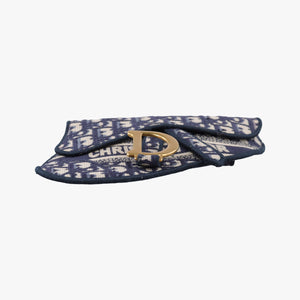 Vintage Christian Dior Saddle Gray×Navy Jacquard  bum bag/waist bag | stylenewstar