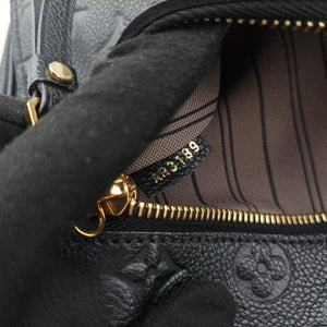 Vintage Louis Vuitton Pochette MeTIS MM Noir Monogram Empreinte M41487 handbag | stylenewstar