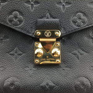 Vintage Louis Vuitton Pochette MeTIS MM Noir Monogram Empreinte M41487 handbag | stylenewstar
