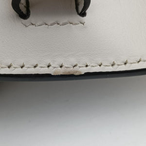 Vintage Gucci Sylvie Ivory×navy×red Leather 470270 shoulderbag | stylenewstar
