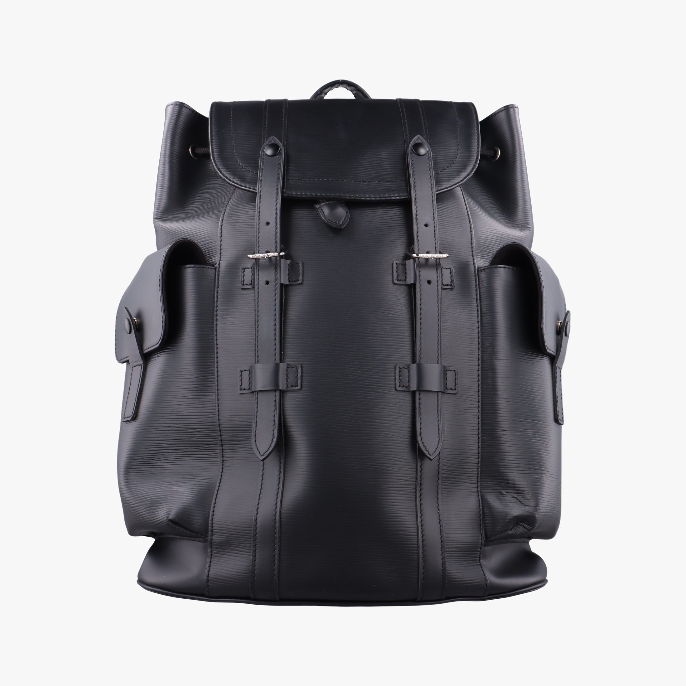 Pre-owned Louis Vuitton ChristopherPM BLACK Epi M50159 backpack/rucksack | stylenewstar