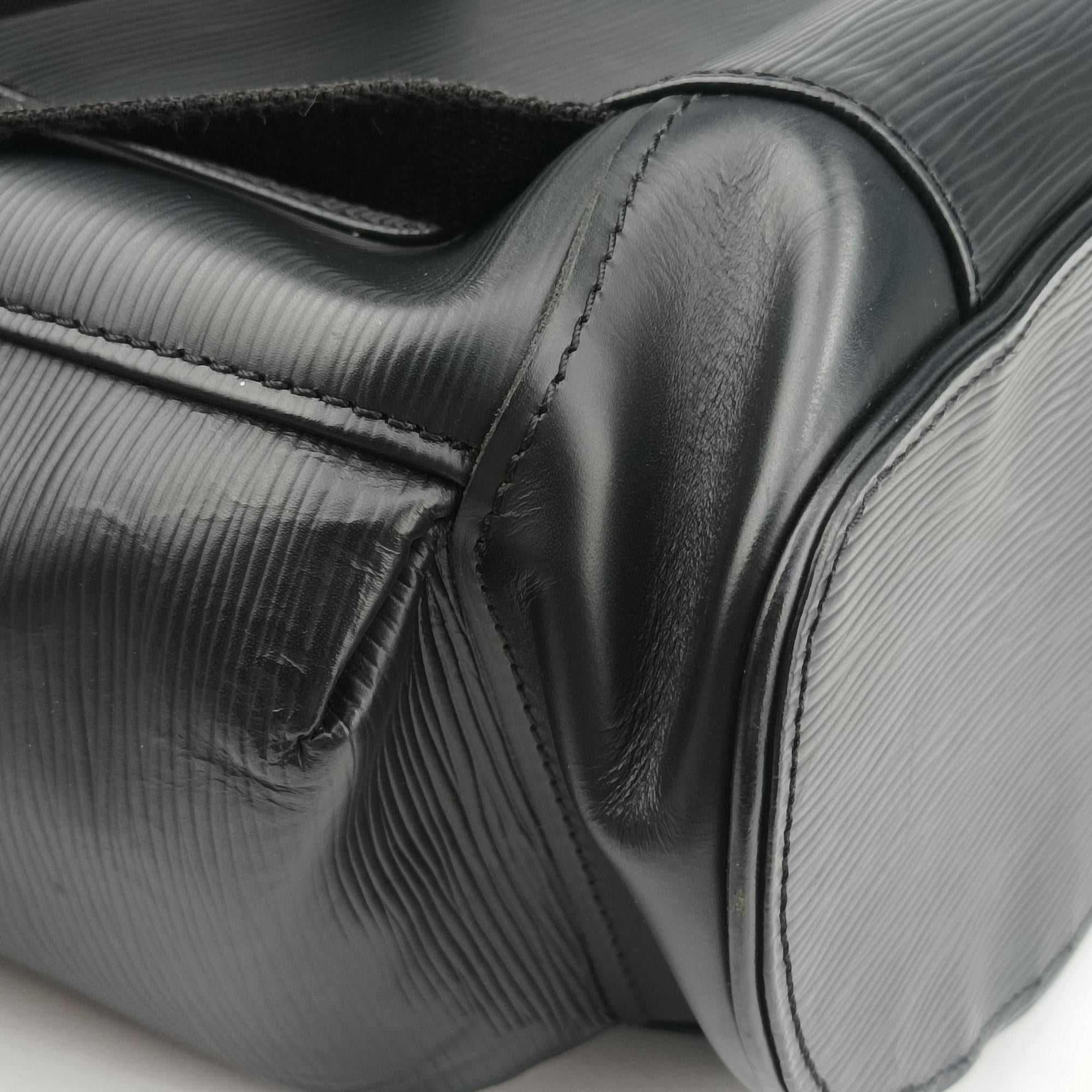 Pre-owned Louis Vuitton ChristopherPM BLACK Epi M50159 backpack/rucksack | stylenewstar