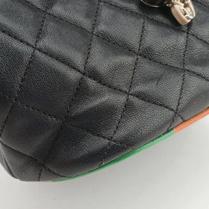 Pre-owned Chanel Drawstring Matelasse Multicolour lambskin A93730 shoulderbag | stylenewstar