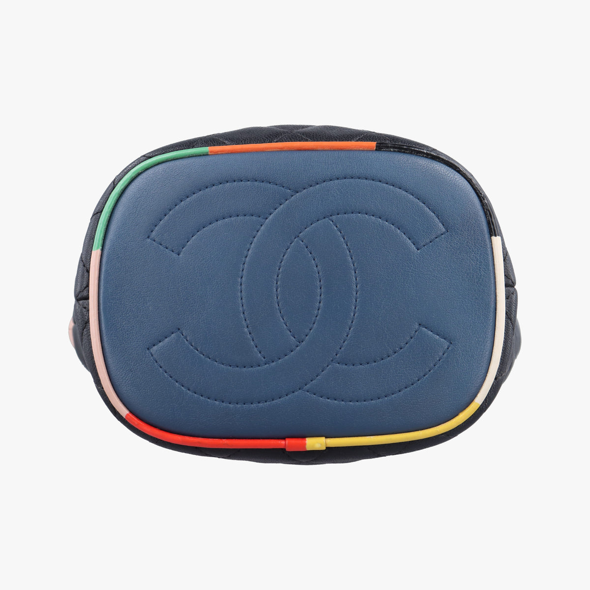 Pre-owned Chanel Drawstring Matelasse Multicolour lambskin A93730 shoulderbag | stylenewstar