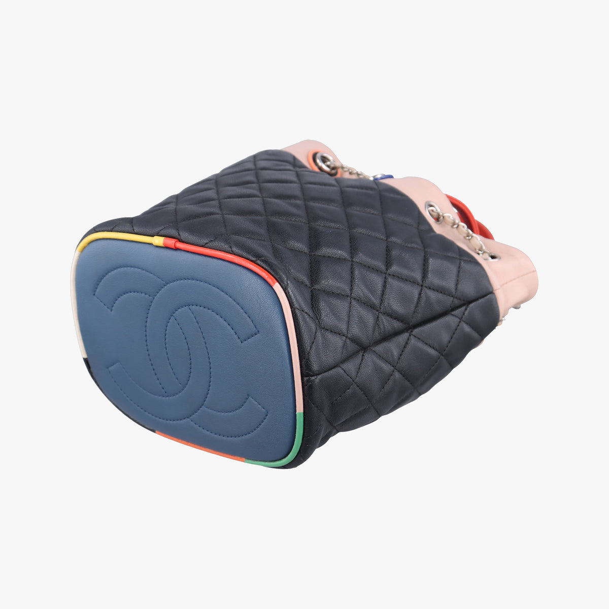 Pre-owned Chanel Drawstring Matelasse Multicolour lambskin A93730 shoulderbag | stylenewstar