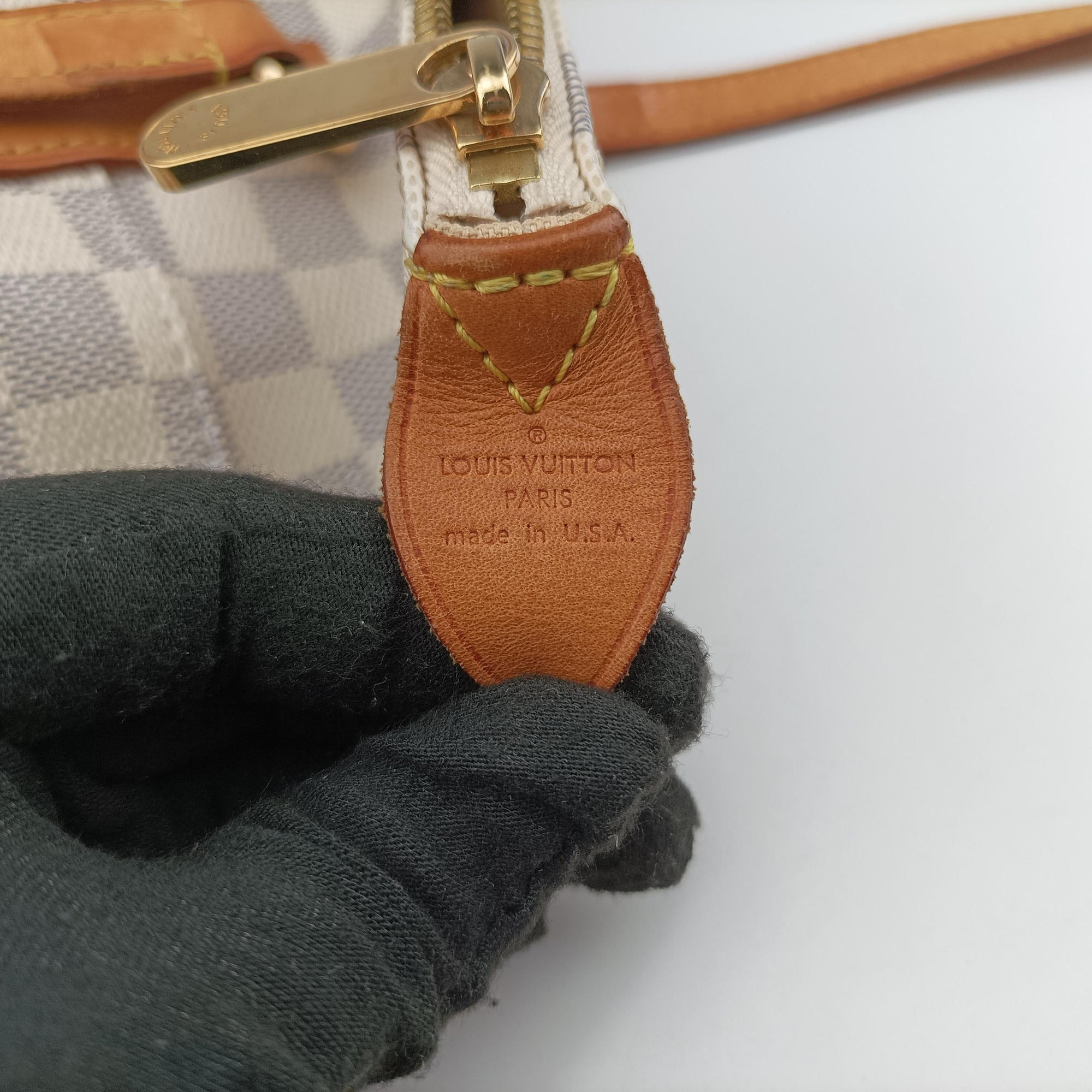 Pre-owned Louis Vuitton TOTALLY MM Azur Damier Canvas N51262 shoulderbag | stylenewstar
