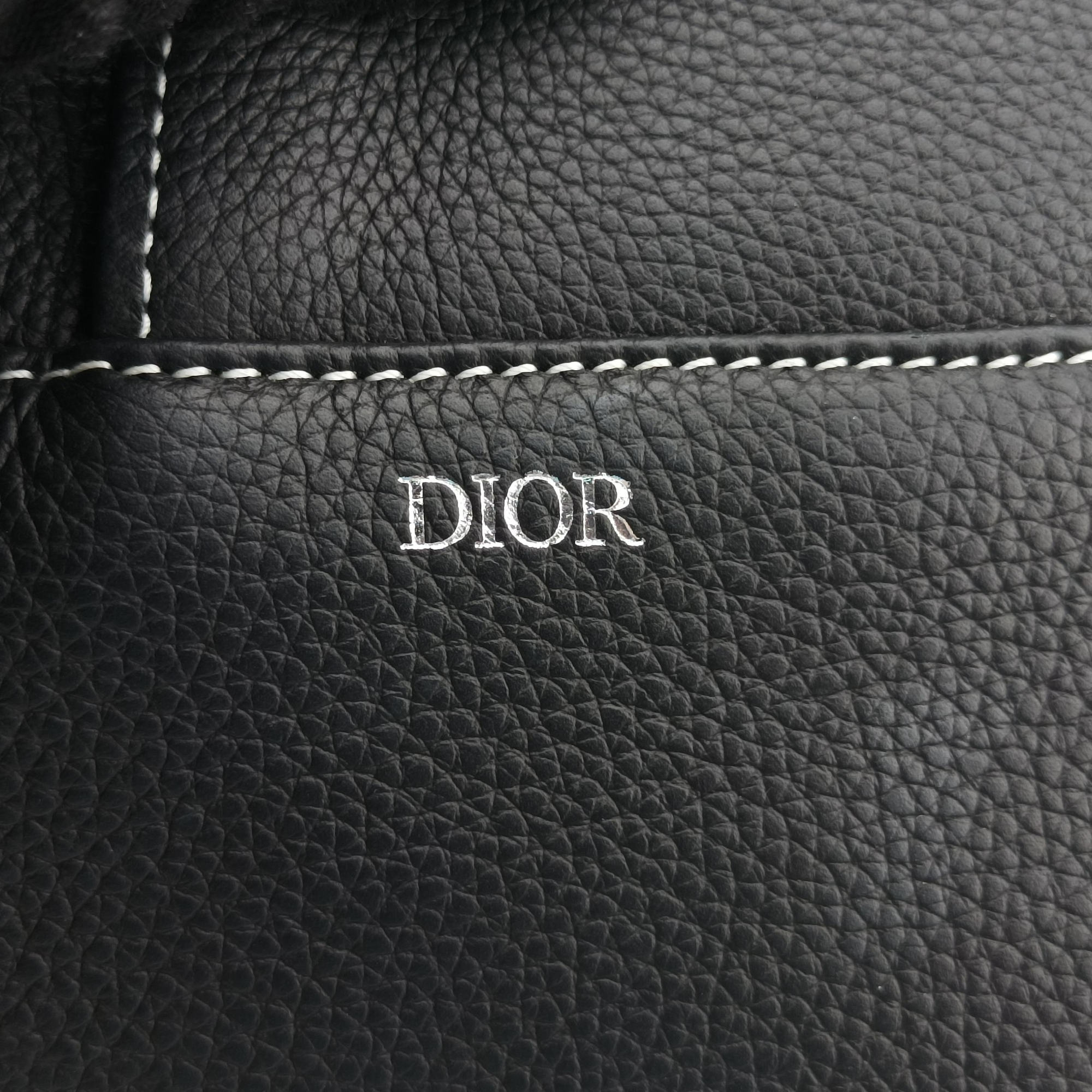 Secondhand Christian Dior saddle Black leather  bum bag/waist bag | stylenewstar