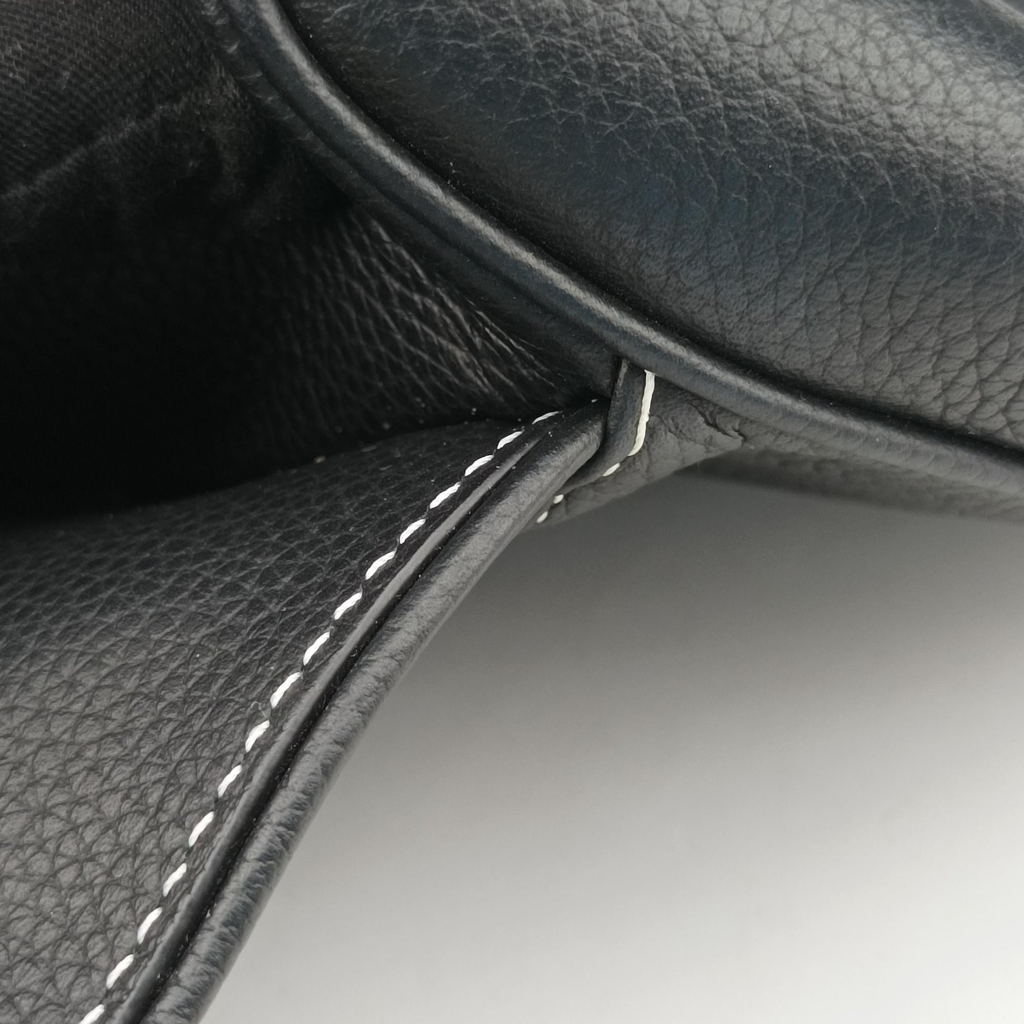 Secondhand Christian Dior saddle Black leather  bum bag/waist bag | stylenewstar