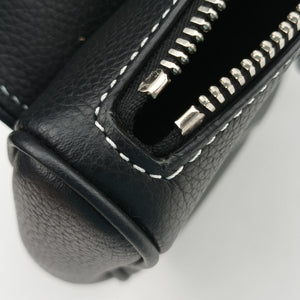 Secondhand Christian Dior saddle Black leather  bum bag/waist bag | stylenewstar