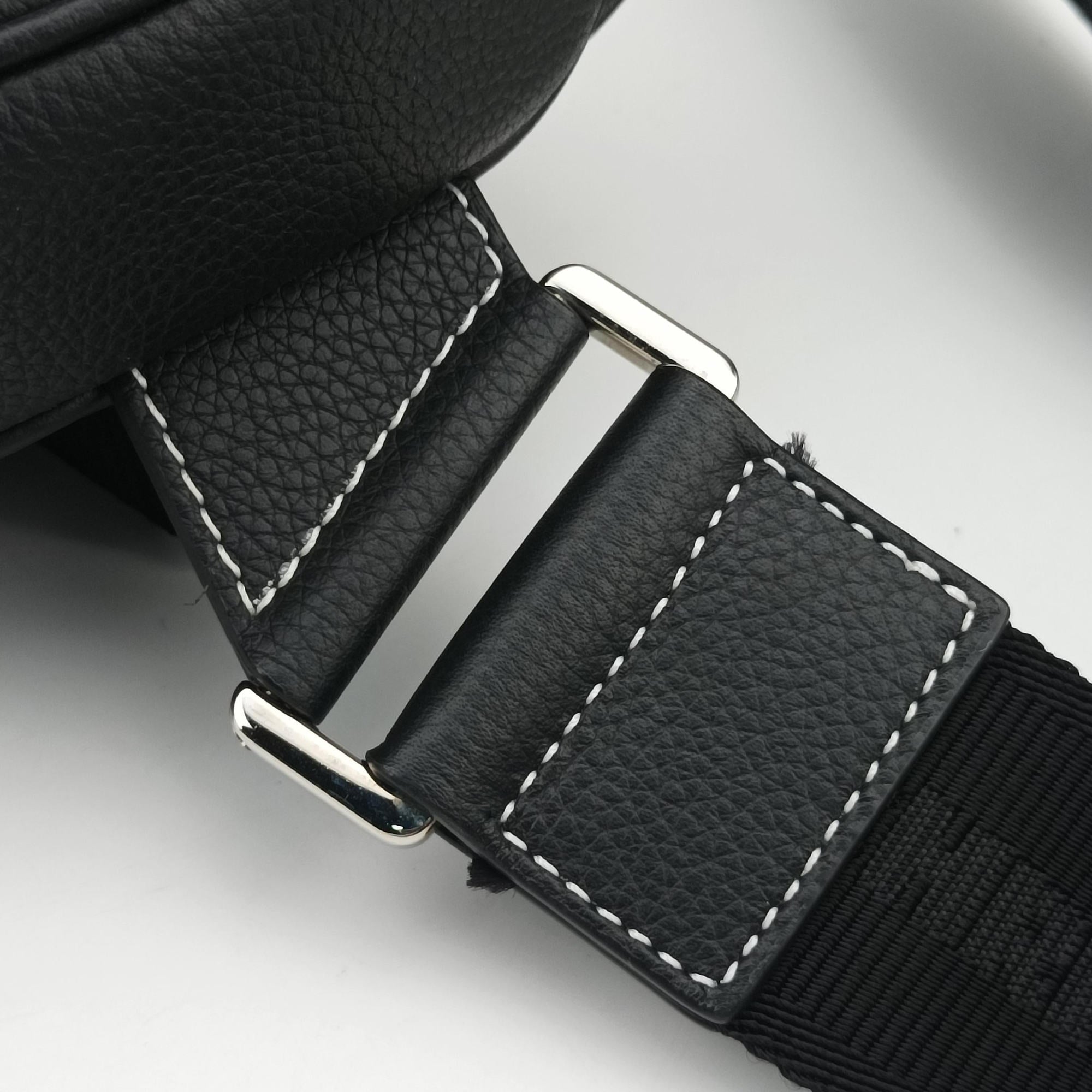 Secondhand Christian Dior saddle Black leather  bum bag/waist bag | stylenewstar