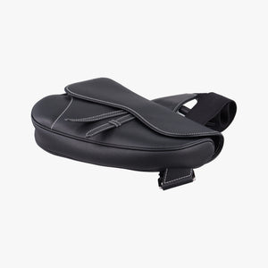 Secondhand Christian Dior saddle Black leather  bum bag/waist bag | stylenewstar