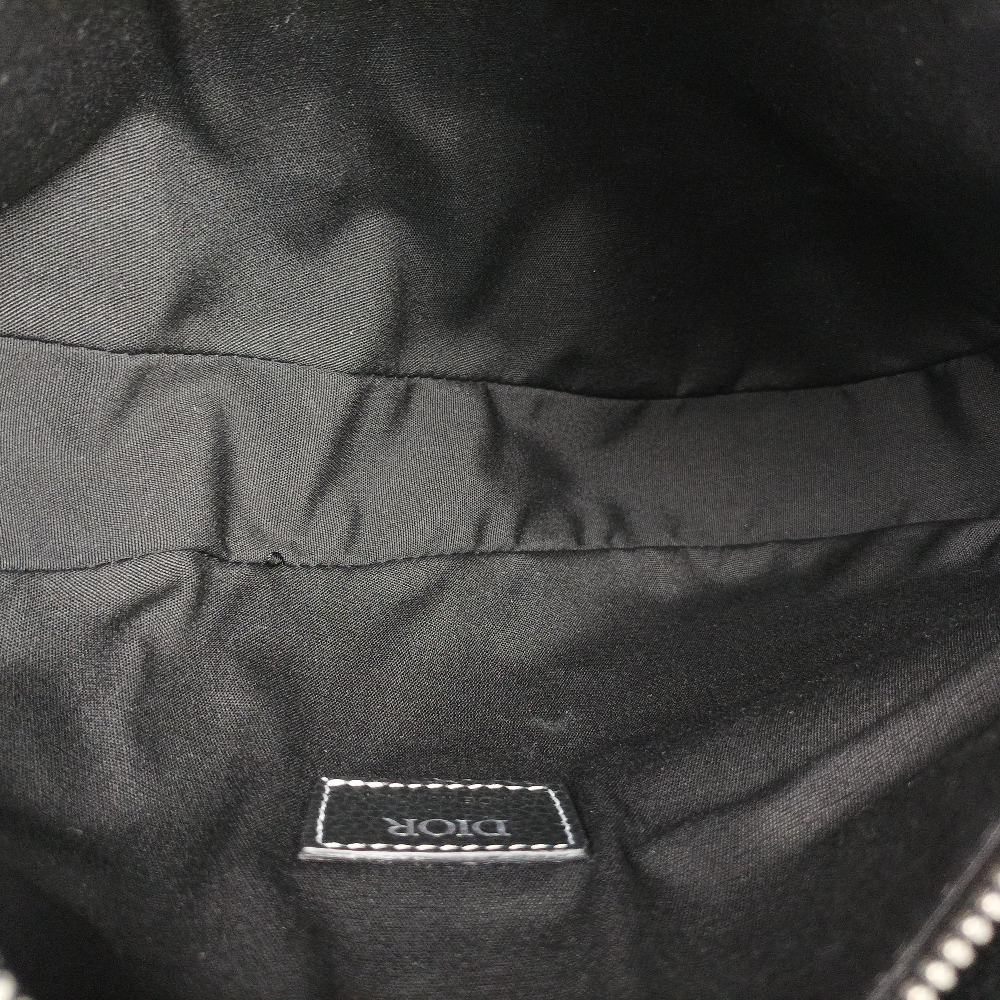 Secondhand Christian Dior saddle Black leather  bum bag/waist bag | stylenewstar