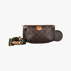 Secondhand Louis Vuitton MULTI POCHETTE ACCESSOIRES brown×khaki Monogram Canvas M44840 shoulderbag | stylenewstar