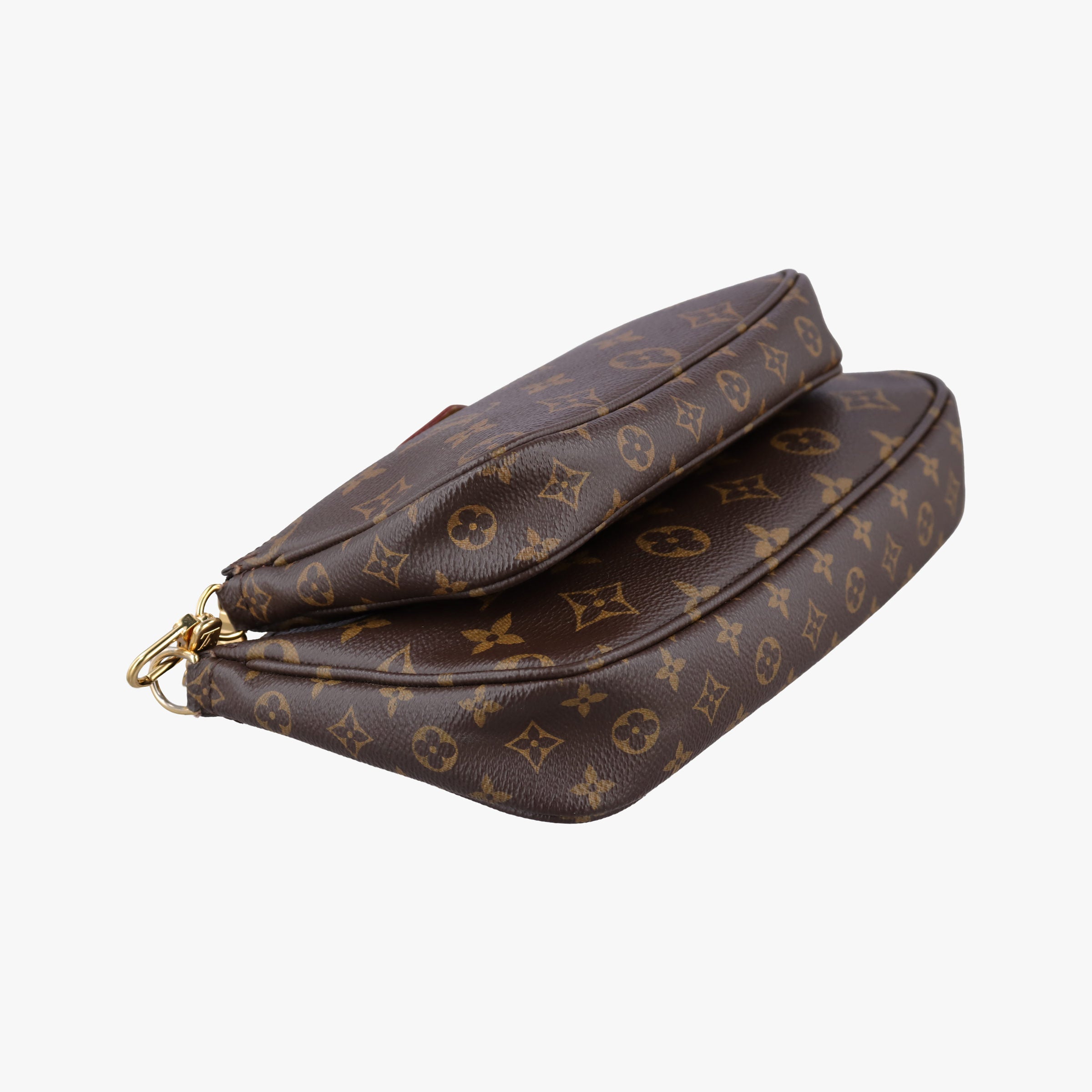 Secondhand Louis Vuitton MULTI POCHETTE ACCESSOIRES brown×khaki Monogram Canvas M44840 shoulderbag | stylenewstar