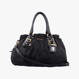 Secondhand Prada Gaufre Black Nylon BR4259 shoulderbag | stylenewstar