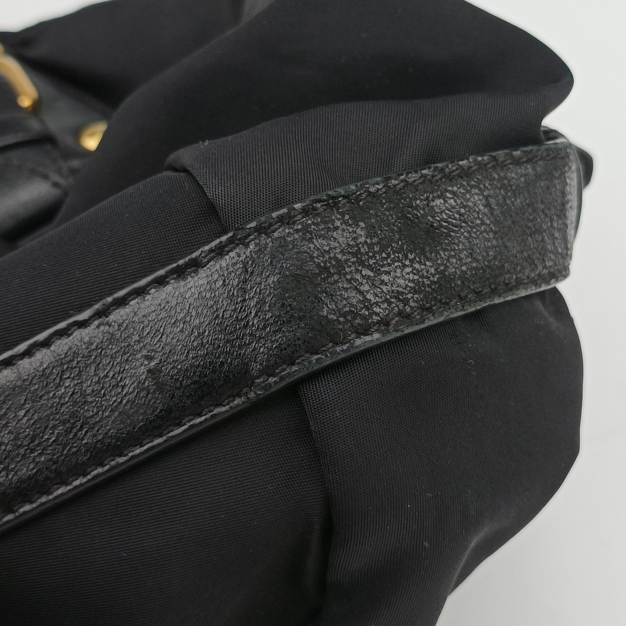 Secondhand Prada Gaufre Black Nylon BR4259 shoulderbag | stylenewstar