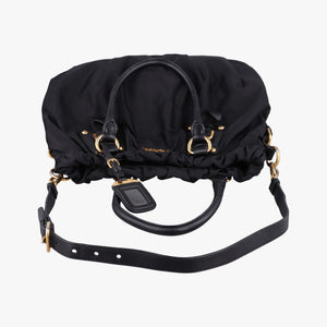 Secondhand Prada Gaufre Black Nylon BR4259 shoulderbag | stylenewstar