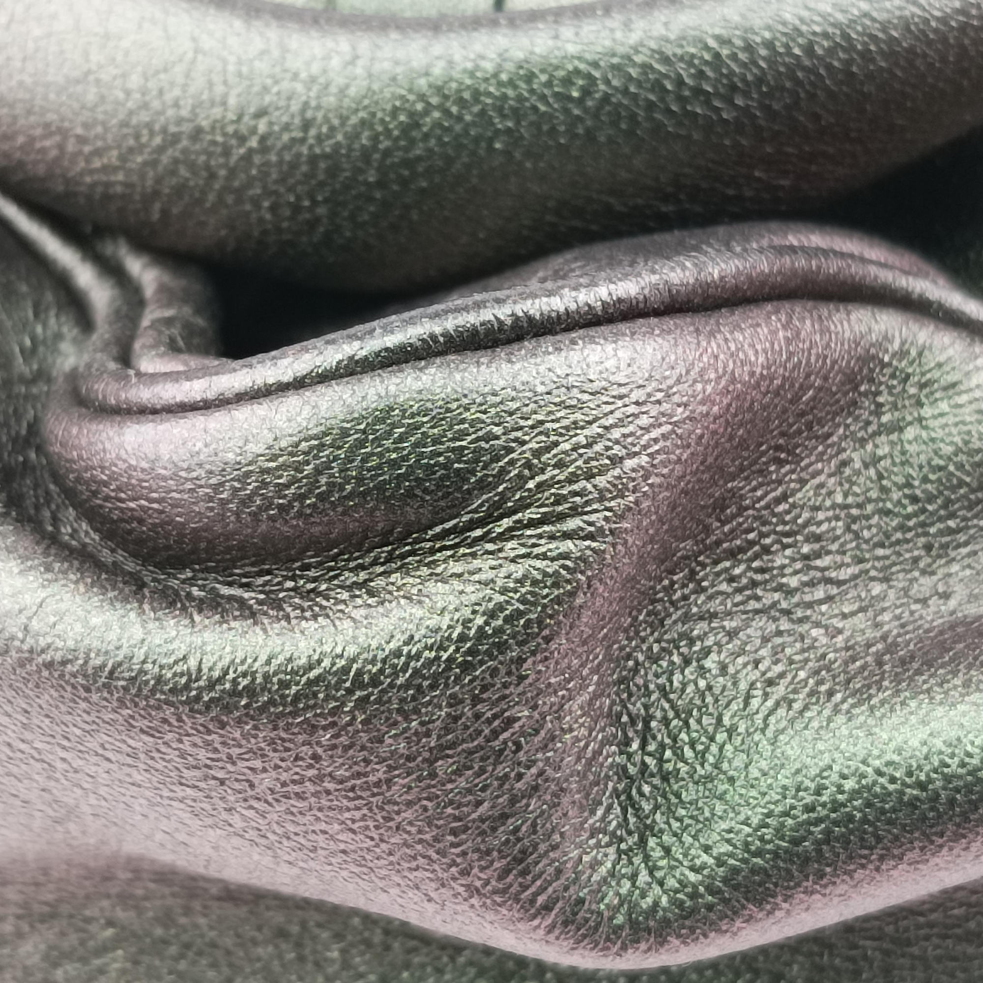 Secondhand Bottega Veneta Iridescent Scarabee Iridescent Multi Pocket Tote  Iridescent Green Leather  shoulderbag | stylenewstar