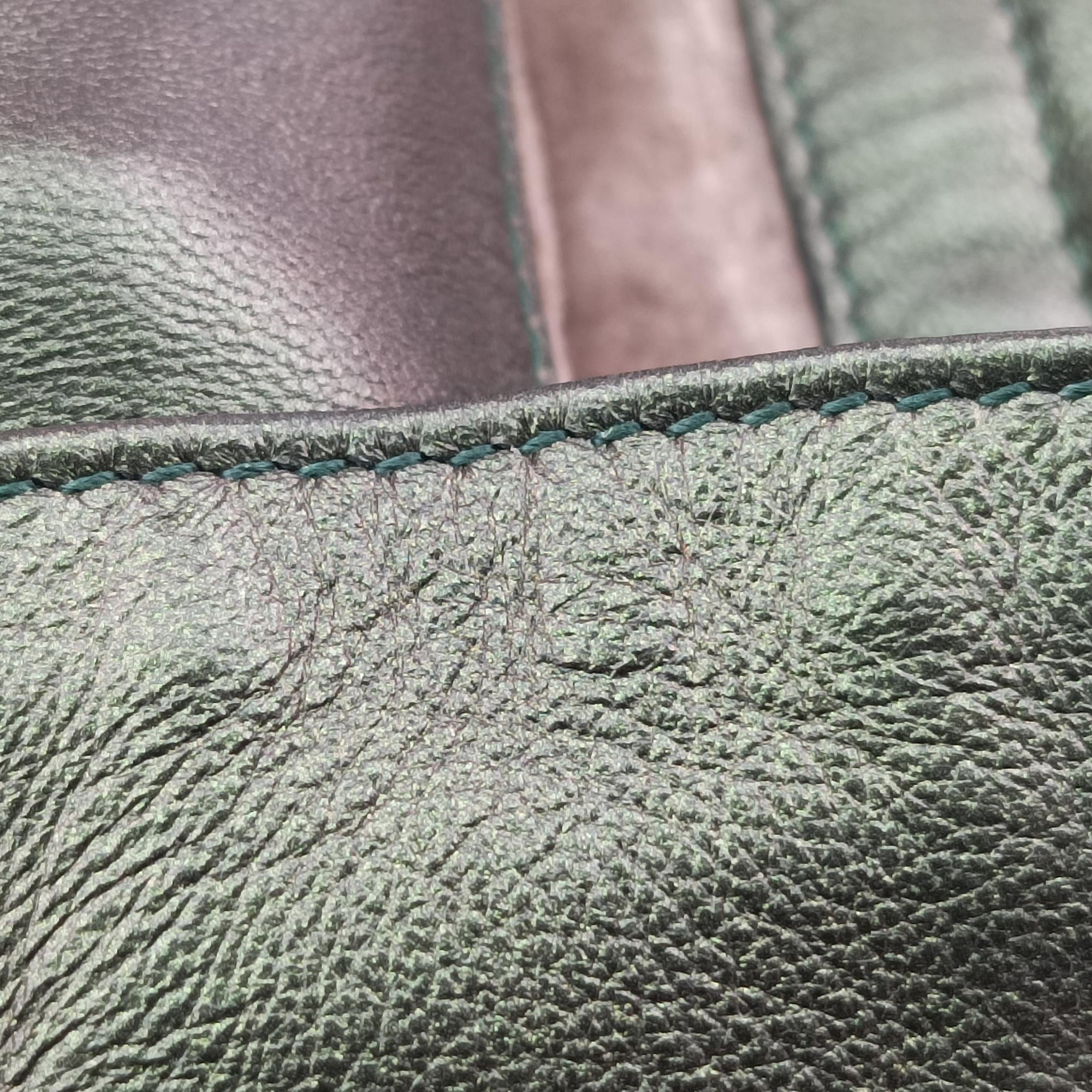 Secondhand Bottega Veneta Iridescent Scarabee Iridescent Multi Pocket Tote  Iridescent Green Leather  shoulderbag | stylenewstar