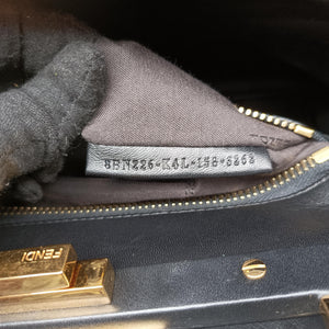 Pre-owned Fendi PEEKABOO Black Leather 8BN226 shoulderbag | stylenewstar