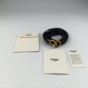 Pre-owned Fendi PEEKABOO Black Leather 8BN226 shoulderbag | stylenewstar