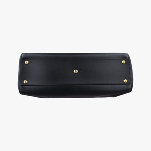 Pre-owned Fendi PEEKABOO Black Leather 8BN226 shoulderbag | stylenewstar
