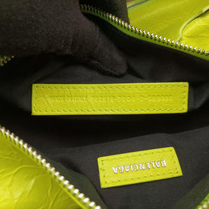 Pre-owned Balenciaga Superbusy XS Sling Bag Yellow leather 568008 shoulderbag | stylenewstar
