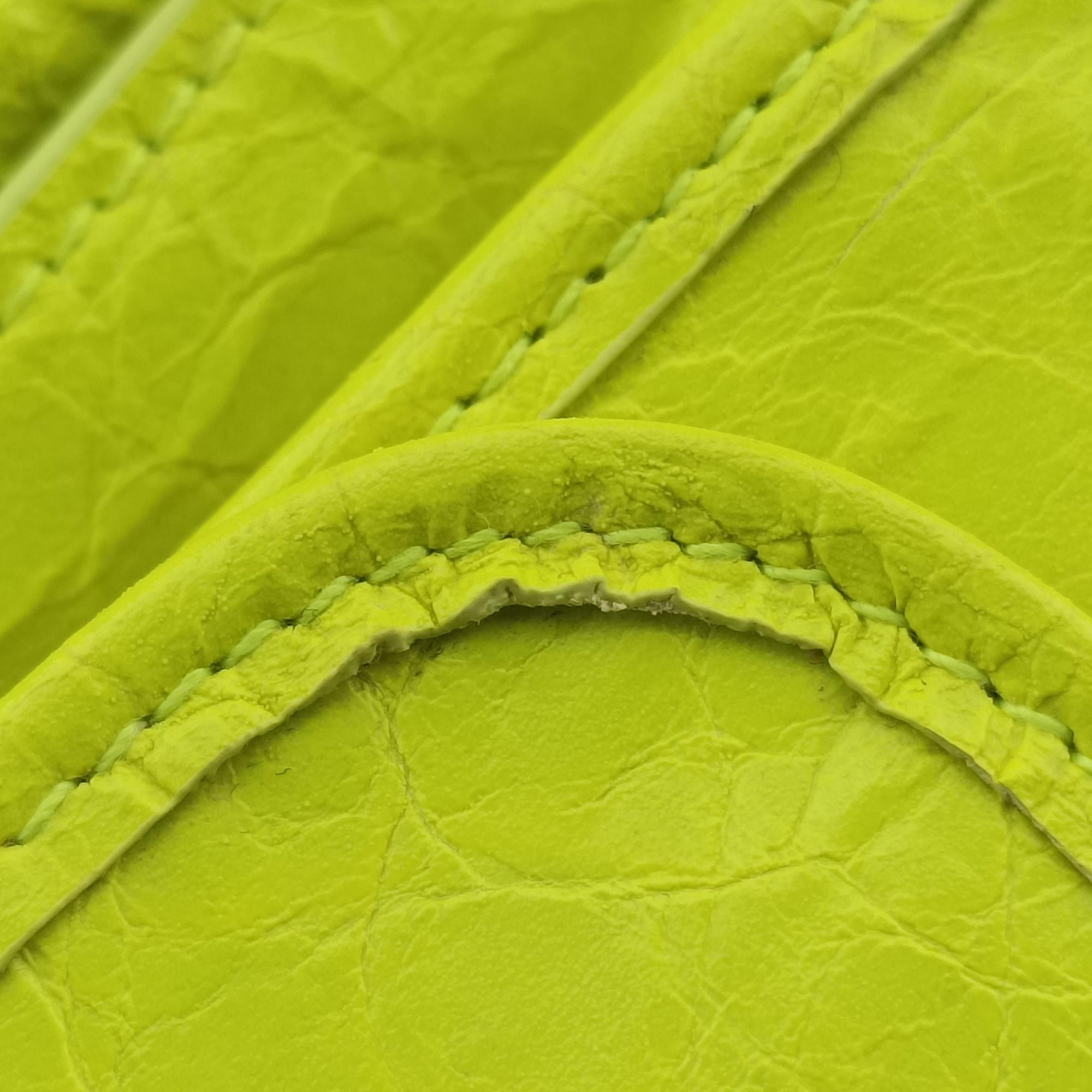 Pre-owned Balenciaga Superbusy XS Sling Bag Yellow leather 568008 shoulderbag | stylenewstar